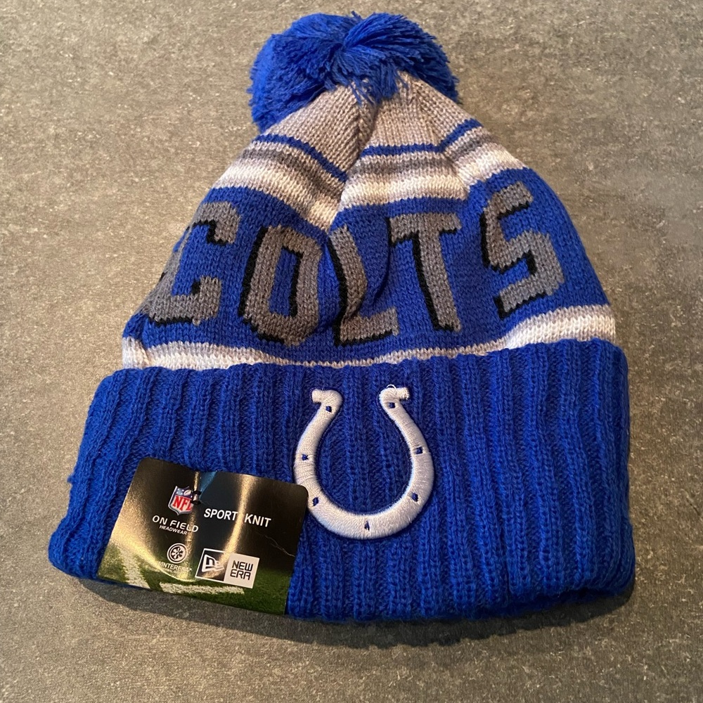 PRICE IS FIRM Brand new Indianapolis Colts beanie